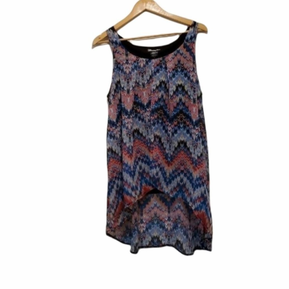 Tank Top wrangler high low layered L